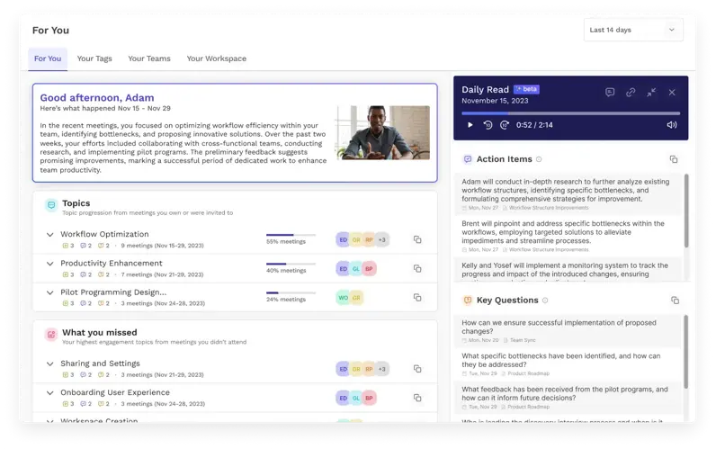 read ai for in person meetings