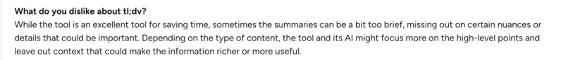 tl;dv AI-generated meeting summary example