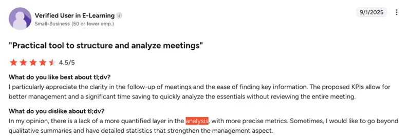 tl;dv multi-meeting conversational intelligence dashboard
