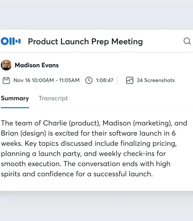 Otter ai for in person meetings