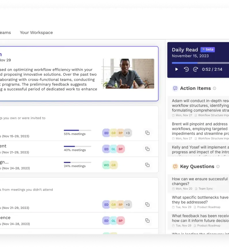 read ai for in person meetings