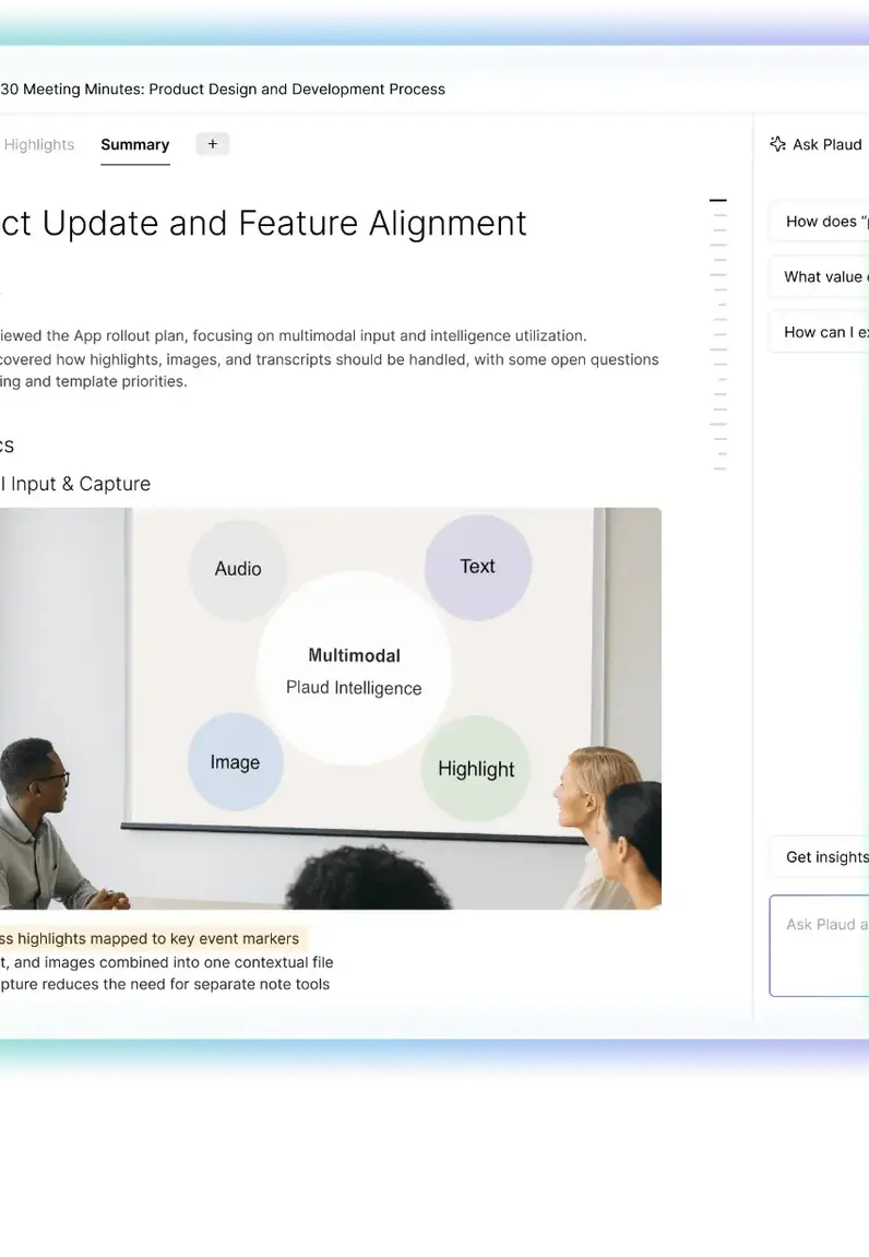 Plaud meeting recorder and mobile app workflow